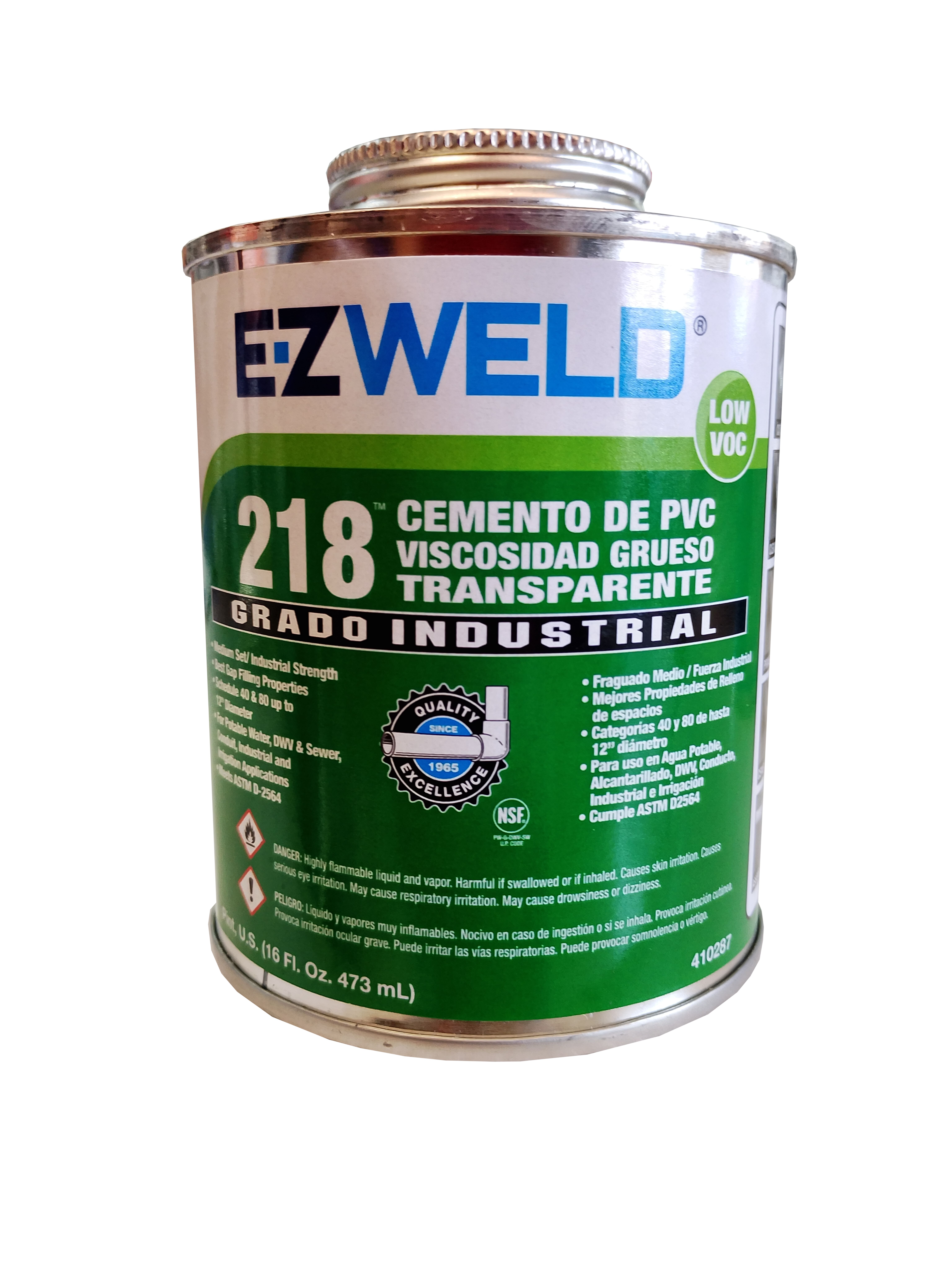 PEGAMENTO EZ-WELD 222 COLOR TRANSPARENTE