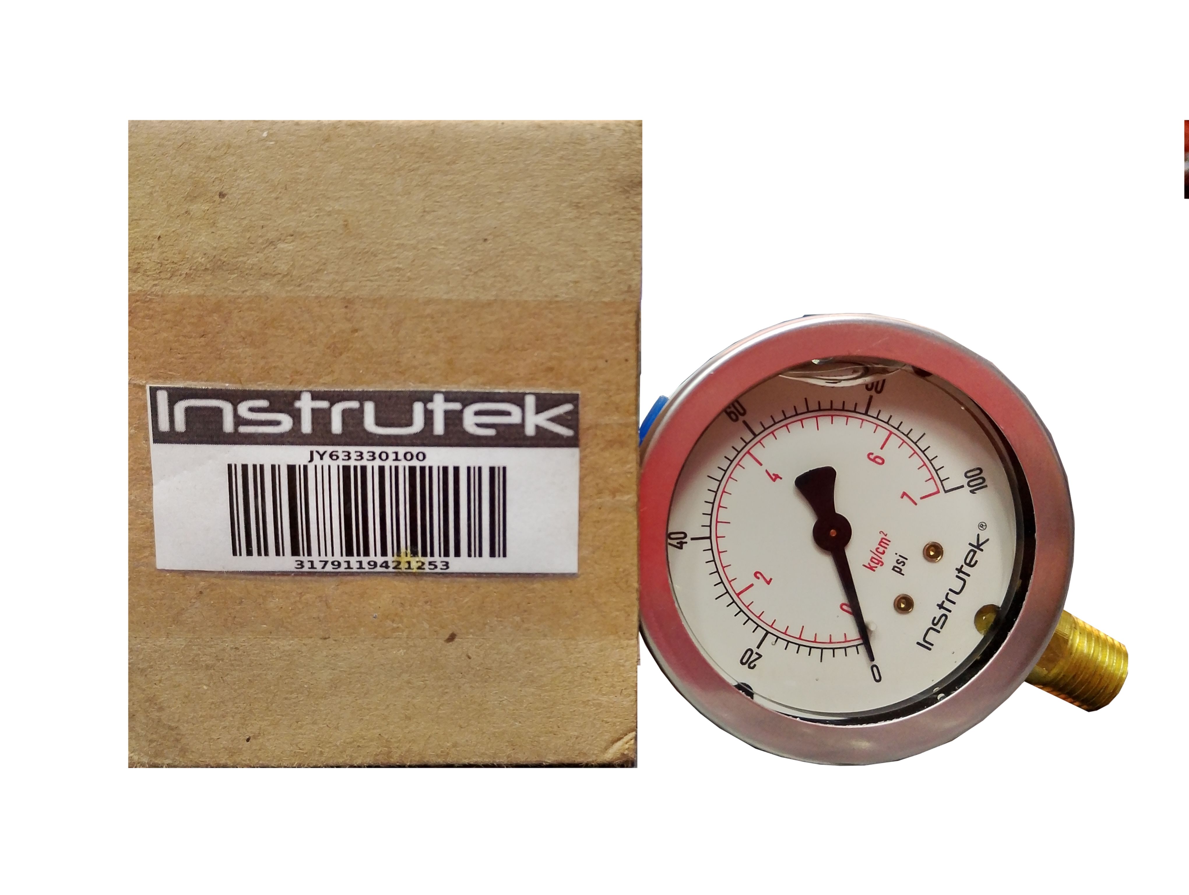 MANOMETRO CON GLISERINA DE 7KG INSTRUCTEK