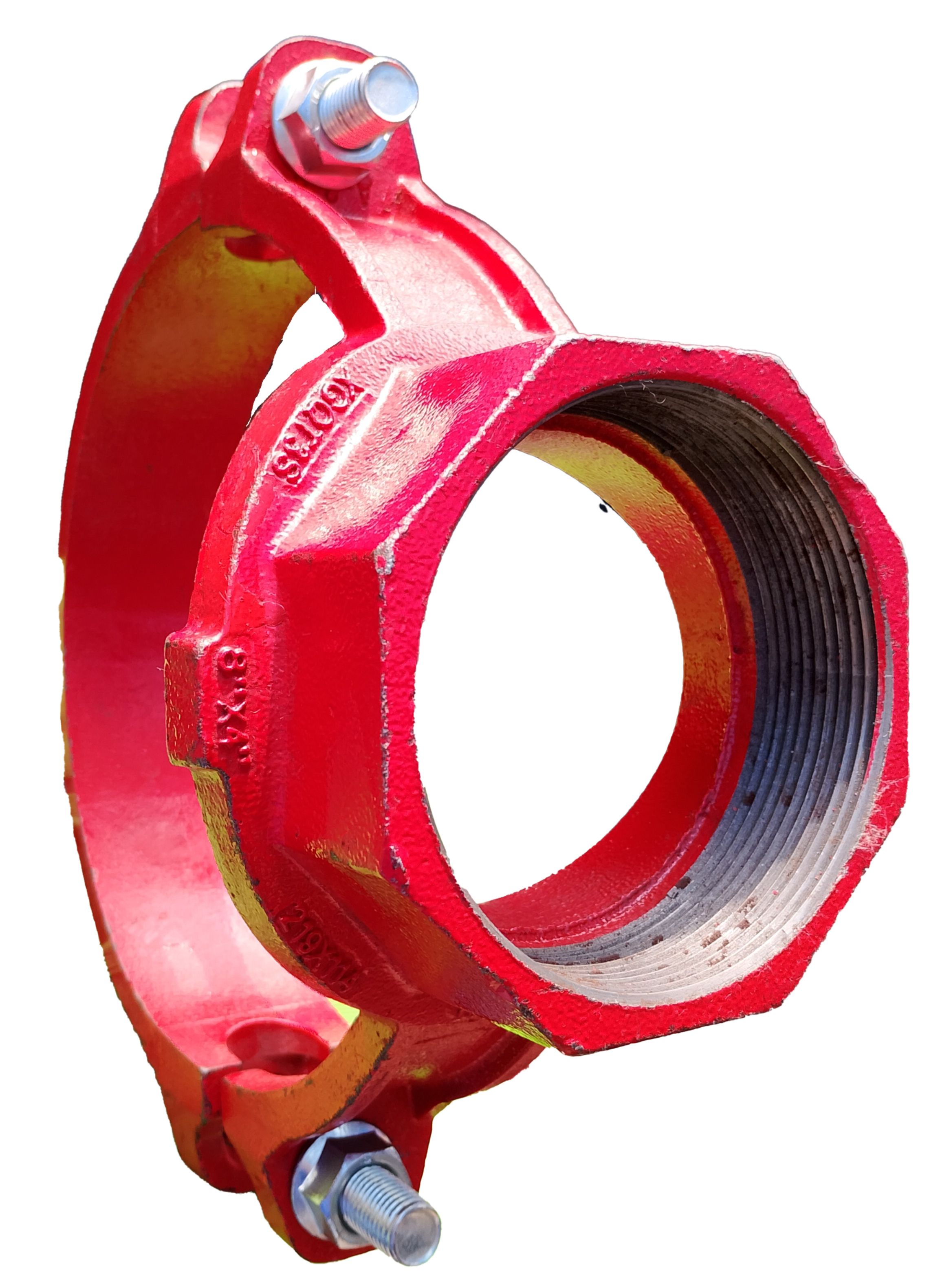 TEE MECANICA ROSCADA DE 8" X 4" 